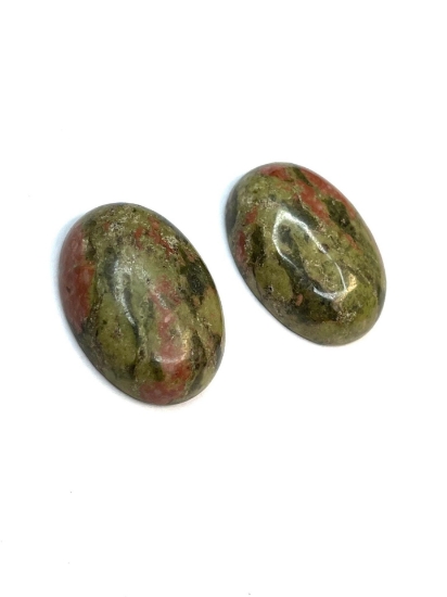 Picture of Cabochon Unakite 25x18mm oval x1