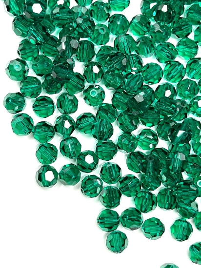 Picture of Preciosa  Bead Round 4mm Emerald x100