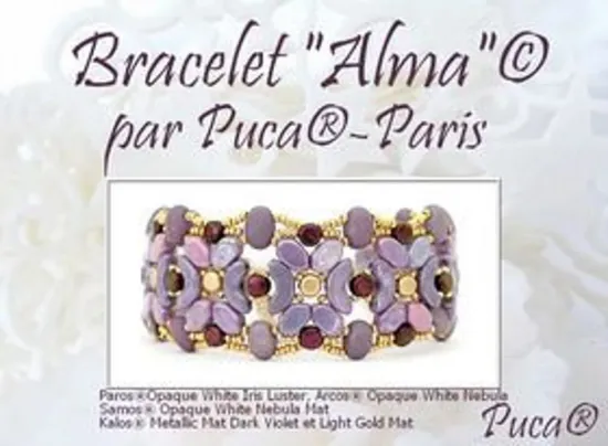Picture of Bracelet "Alma" par Puca – Instant Download of Printed Copy