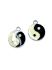 Picture of Charm Ying Yang 22x18mm Epoxy and Silver Tone x1