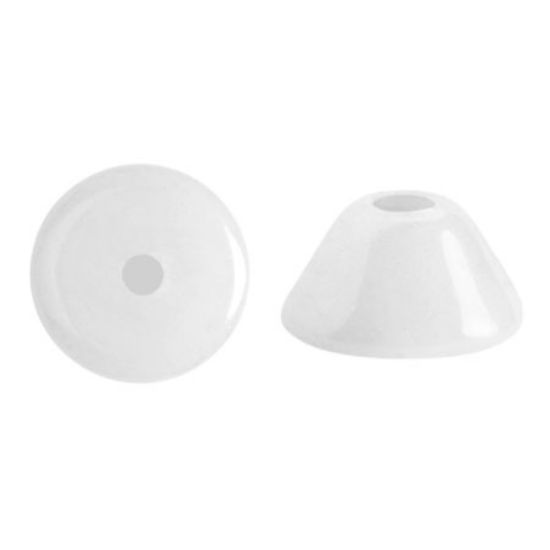 Picture of Konos® Par Puca® 2x4mm Opaque White Ceramic Look x10g