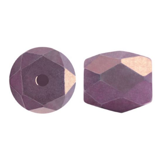 Picture of Baros® Par Puca® 6x5mm Opaque Mix Amethyst-Gold Ceramic Look x10g