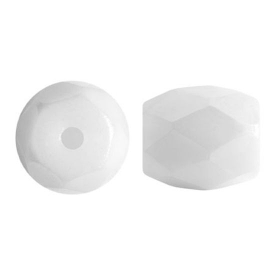 Picture of Baros® Par Puca® 6x5mm Opaque White Ceramic Look x10g