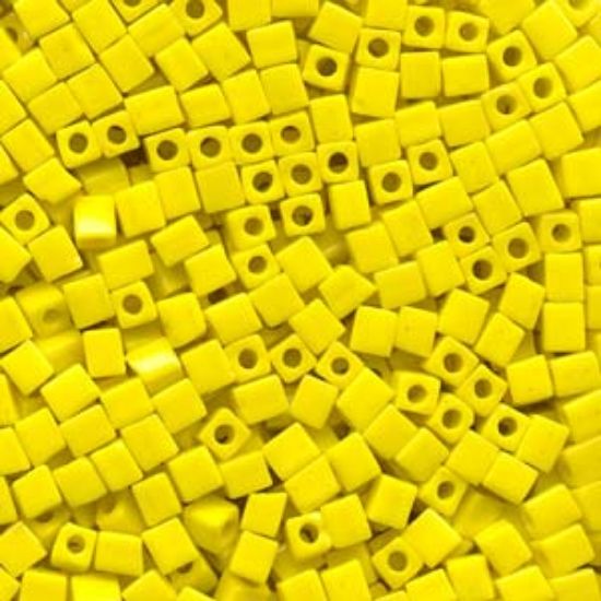 Picture of Miyuki Cubes 3mm SB3-404 Opaque Yellow x10g