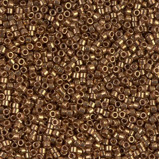 Picture of Miyuki Delica 11/0 DB22L Metallic Light Bronze x10g