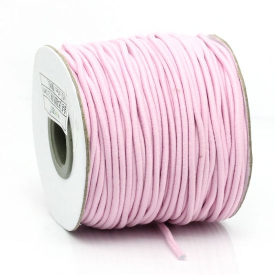 Picture of Elastic cord 2mm Pink x40m