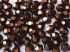 Picture of Fire-Polished 3mm Jet Heavy Metal Dark Sienna x100