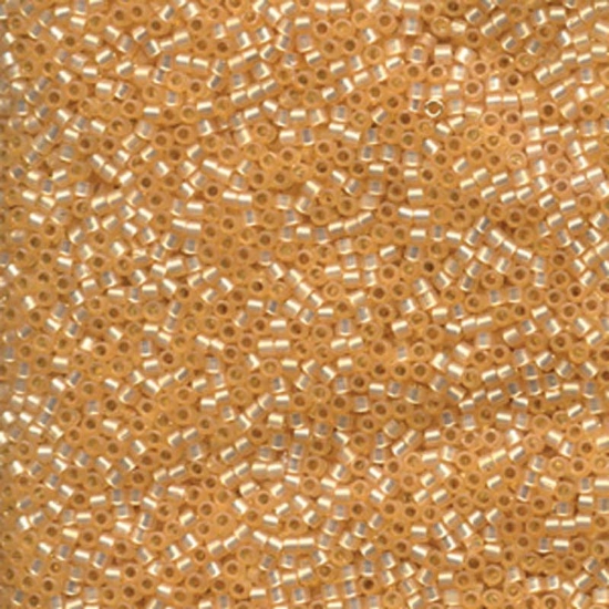 Picture of Miyuki Delica 11/0 DB621 Silver Lined Beige Alabaster Dyed x10g