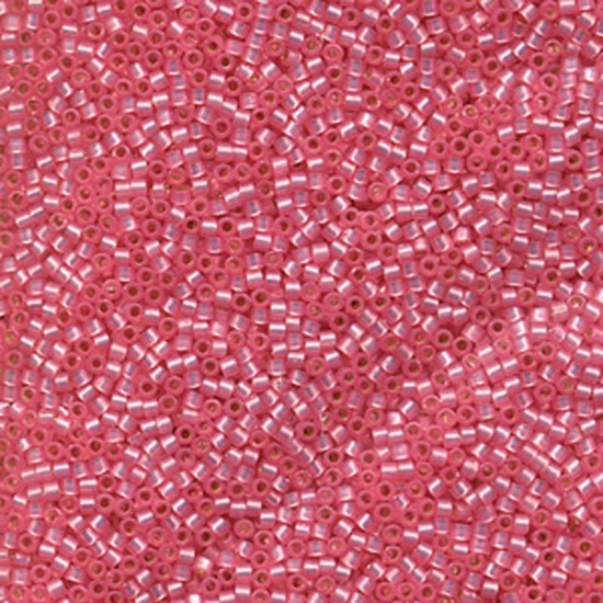 Picture of Miyuki Delica 11/0 DB625 Silver Lined Pink Alabaster Dyed x10g