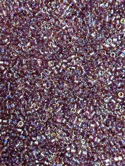 Picture of Miyuki Delica 11/0 DB1244 Transparent Mauve AB x10g