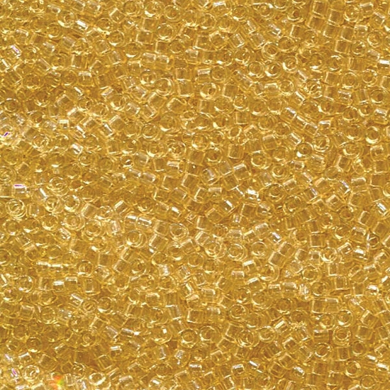 Picture of Miyuki Delica 11/0 DB1112 Transparent Crystal Ivory x10g