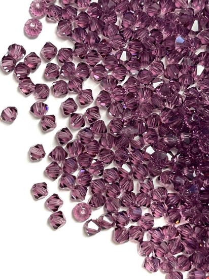 Picture of Preciosa Bead Rondell 3mm Amethyst x100