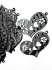 Picture of Filigree Heart 42x31mm Black x1