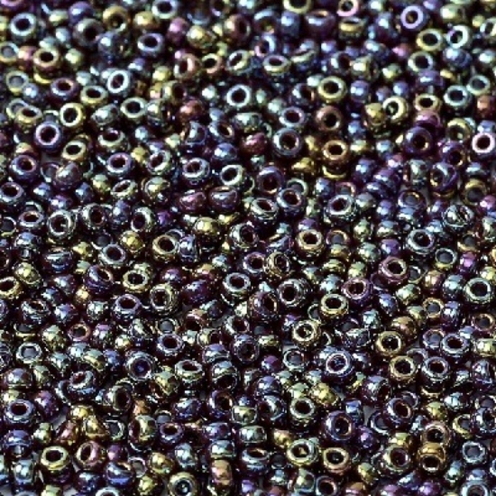Picture of Miyuki Rocaille 11/0 477 Rainbow Iris x10g