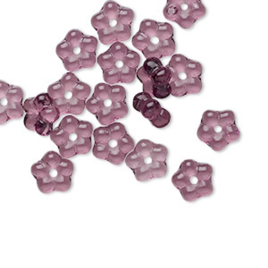 Picture of Flower 7mm  Amethyst x60