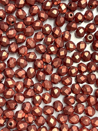 Picture of Fire-Polished 2mm Saturated Metallic Grenadine x50