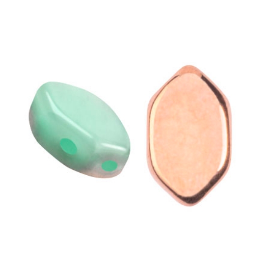 Picture of Paros® par Puca® 7x4mm Green Aqua Opal Capri Gold x10g