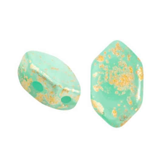 Picture of Paros® par Puca® 7x4mm Green Aqua Opal Splash x10g