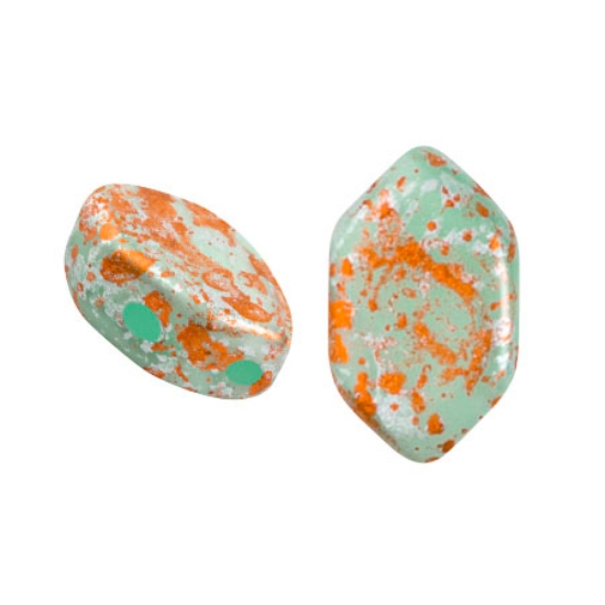 Picture of Paros® par Puca® 7x4mm Green Aqua Opal Tweedy x10g