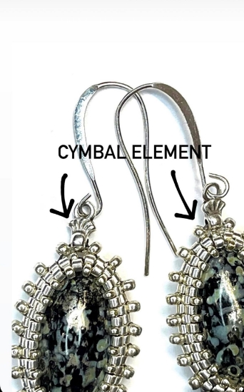 Picture of Cymbal - Pilos 8/0 Bead Ending Silver Plate x1