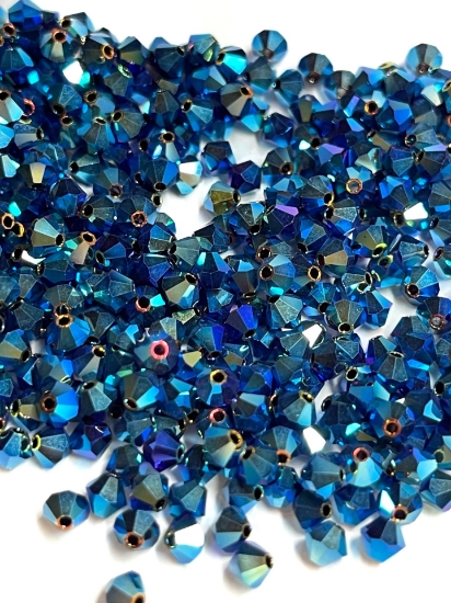 Picture of Preciosa Bead Rondell 4mm Garnet AB2X x100