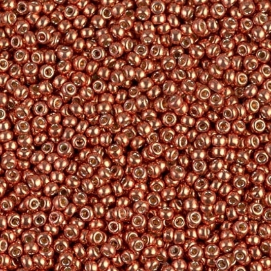 Picture of Miyuki Rocaille 8/0 4207 Duracoat Galvanized Pink Blush x10g