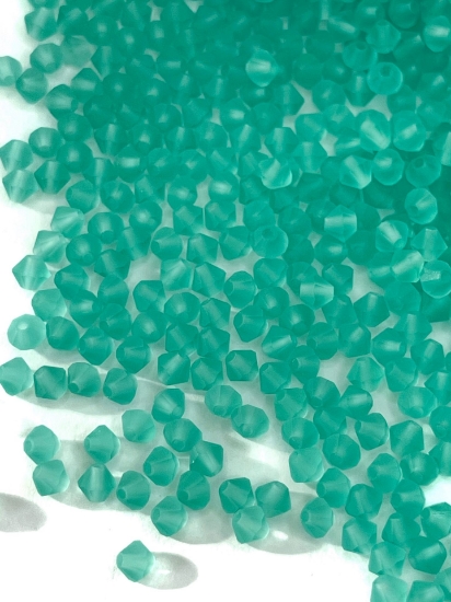 Picture of Preciosa Bead Rondell 4mm Caribbean Sea Mat x100