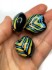 Picture of Lumbang Seed 20-25mm with painted strips Black Colour Mix x1