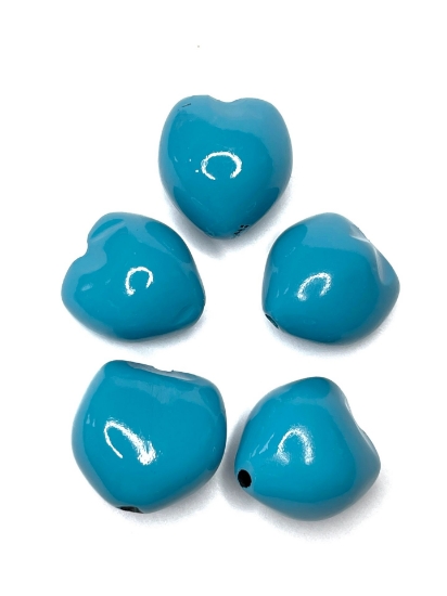 Picture of Lumbang Seed 20-25mm Turquoise x1 