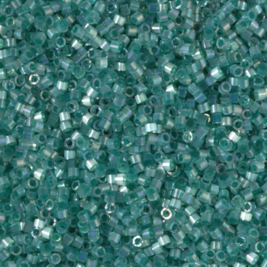 Picture of Miyuki Delica 11/0 DB1870 Silk Inside Dyed Emerald AB x10g