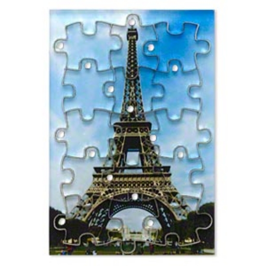 Picture of Puzzle Drop 15-pieces 75x50mm "Paris" x1