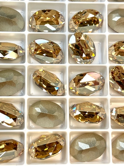 Picture of Swarovski 4120 14x10mm Crystal Golden Shadow x1