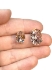 Picture of Ear Stud 4120 18x13mm 24Kt Gold Plate x2