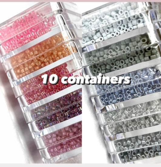 Picture of Keeper Square Jars with Lids x10