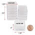 Picture of Keeper Square Jars with Lids x10