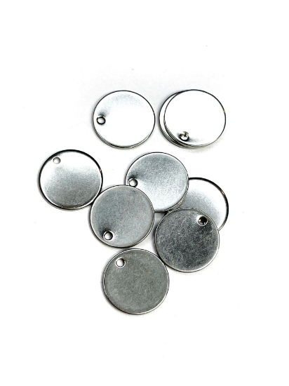 Picture of Stainless Steel Stamping Blank 13mm round x10 