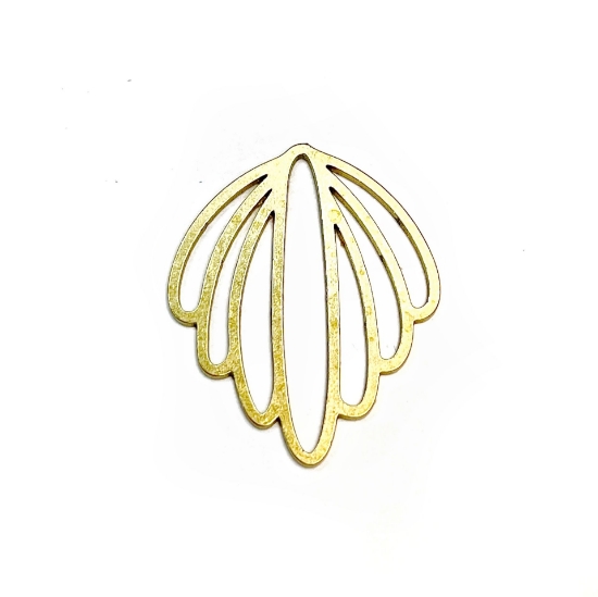 Picture of Charm Seashell 25x20mm Gold Tone x1