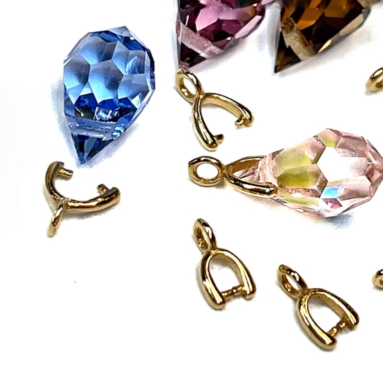 Picture of Premium Pinch Bail 6mm Gold Plate x1