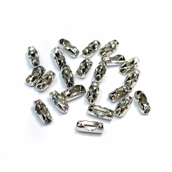 Picture of Ball Chain Connector 1.5mm Silver x50