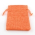 Picture of Burlap Pouch 18x13cm Orange x5