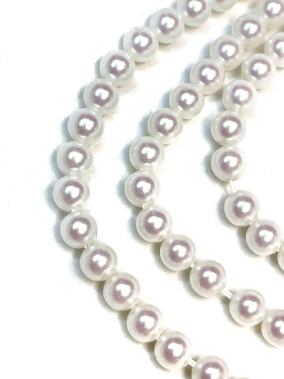 Picture of Preciosa Nacre Round Maxima 5mm Pearlescent White x20