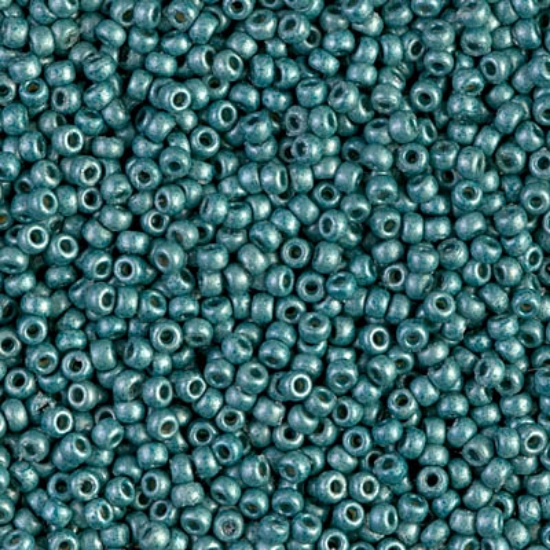 Picture of Miyuki Rocaille 11/0 4217F Duracoat Galvanized Mat SeaFoam x10g