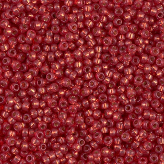 Picture of Miyuki Rocaille 11/0 4234 Duracoat Silver Lined Watermelon x10g