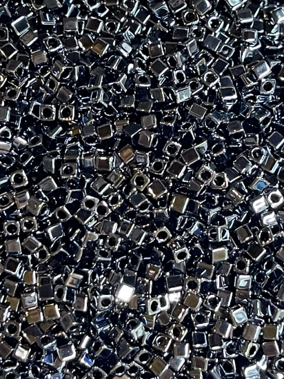 Picture of Miyuki Cubes 1.8mm 451 Gunmetal x10g