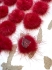 Picture of Fluff ball 20-30mm Red x1