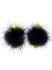 Picture of Fluff ball 20-30mm Black x1
