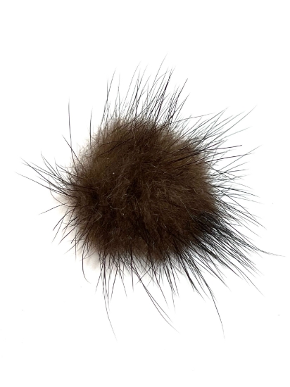 Picture of Fluff ball 20-30mm Brown x1