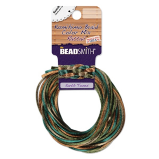 Picture of Rattail 1mm Earth Tones 4 Colors x10,9m