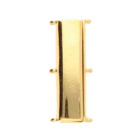 Picture of Cymbal - Axos III Delica Magnetic Clasp 30x10mm 24kt Gold Plate x1
