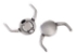 Picture of Cymbal - Kissamos II Delica Magnetic Clasp 30x10mm Silver Plate x1